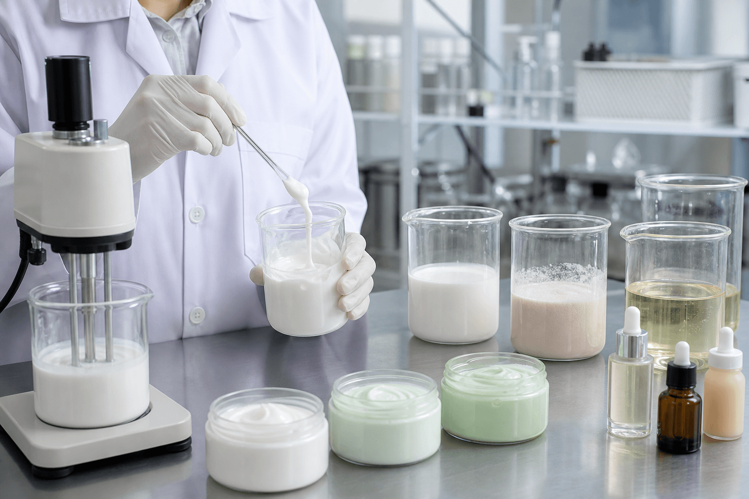Emulsifier, Thickener and Dispersant Selection for Cosmetic Formulations
